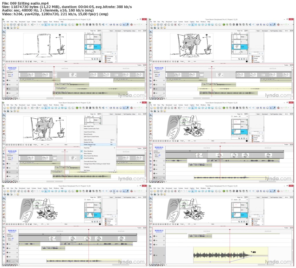 Lynda - Toon Boom Storyboard Pro Essential Training (updated Aug 02, 2017)