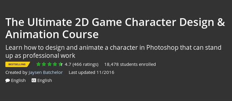 Udemy - The Ultimate 2D Game Character Design & Animation Course