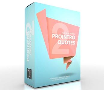 Pixel Film Studios - ProIntro: Quotes Volume 2 for Final Cut Pro X Mac OS X