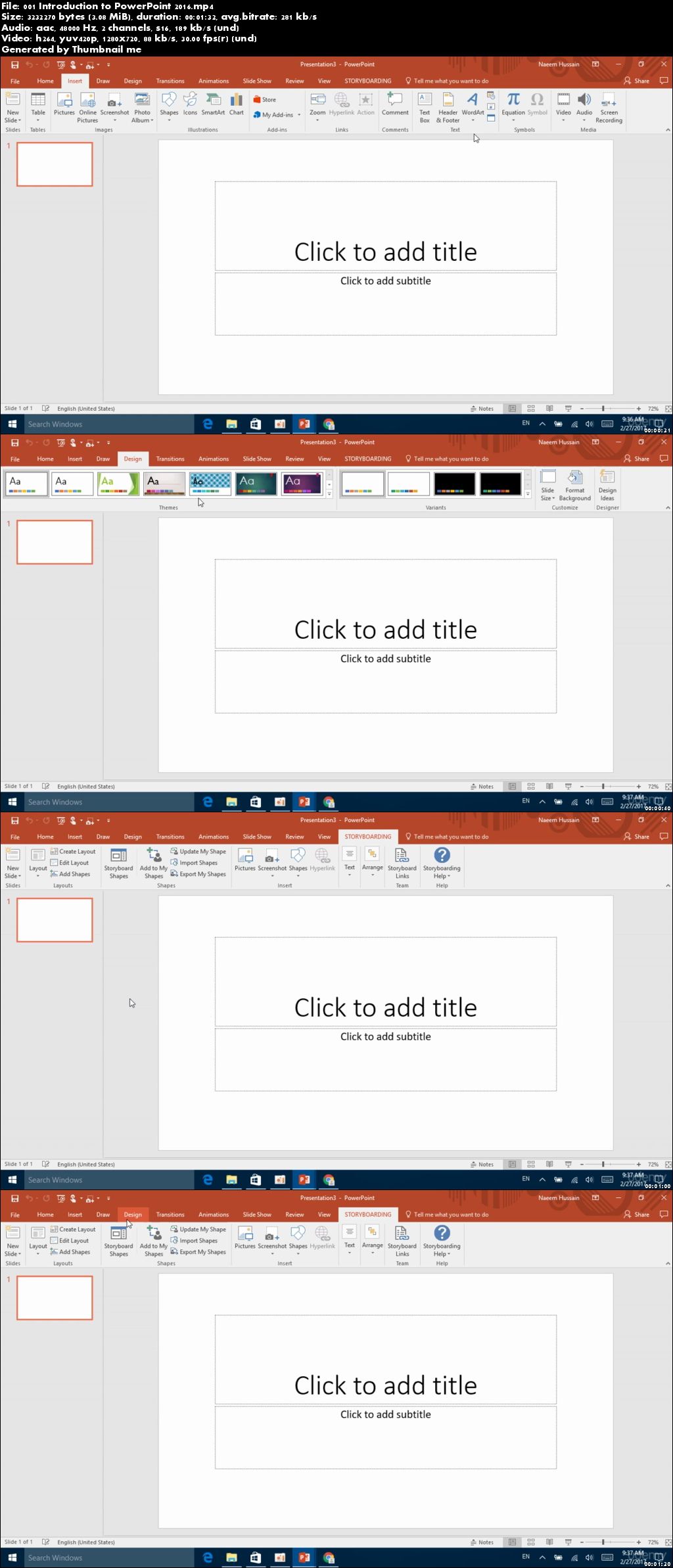 Microsoft PowerPoint: Learn PowerPoint Online 2016