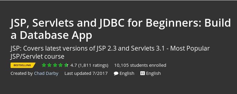 Udemy - JSP, Servlets and JDBC for Beginners: Build a Database App