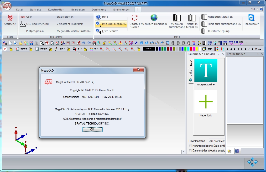 Megatech MegaCAD Metall 3D 2017