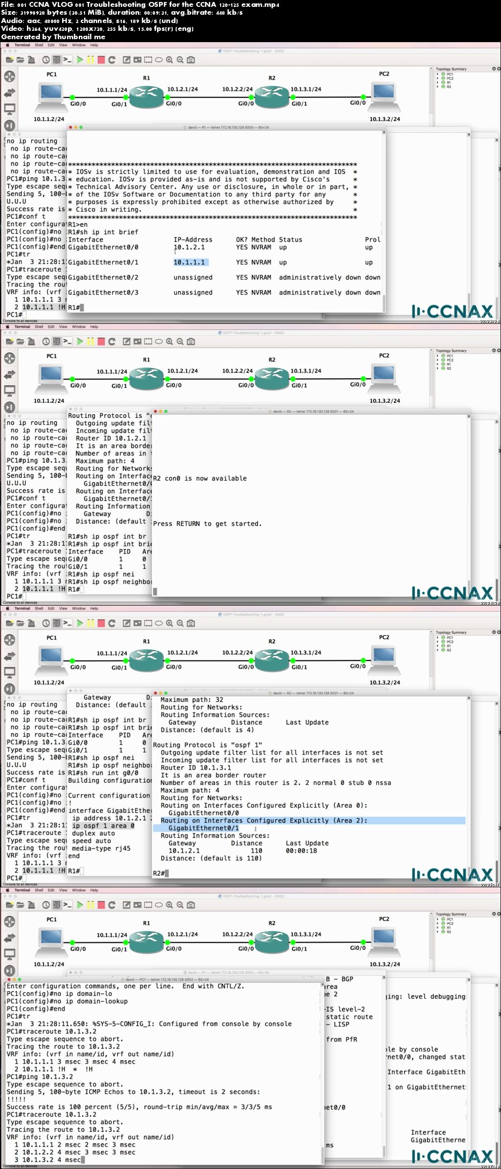 CCNA VLOGs Pass your CCNA 200-125, ICND1 or ICND2 exam