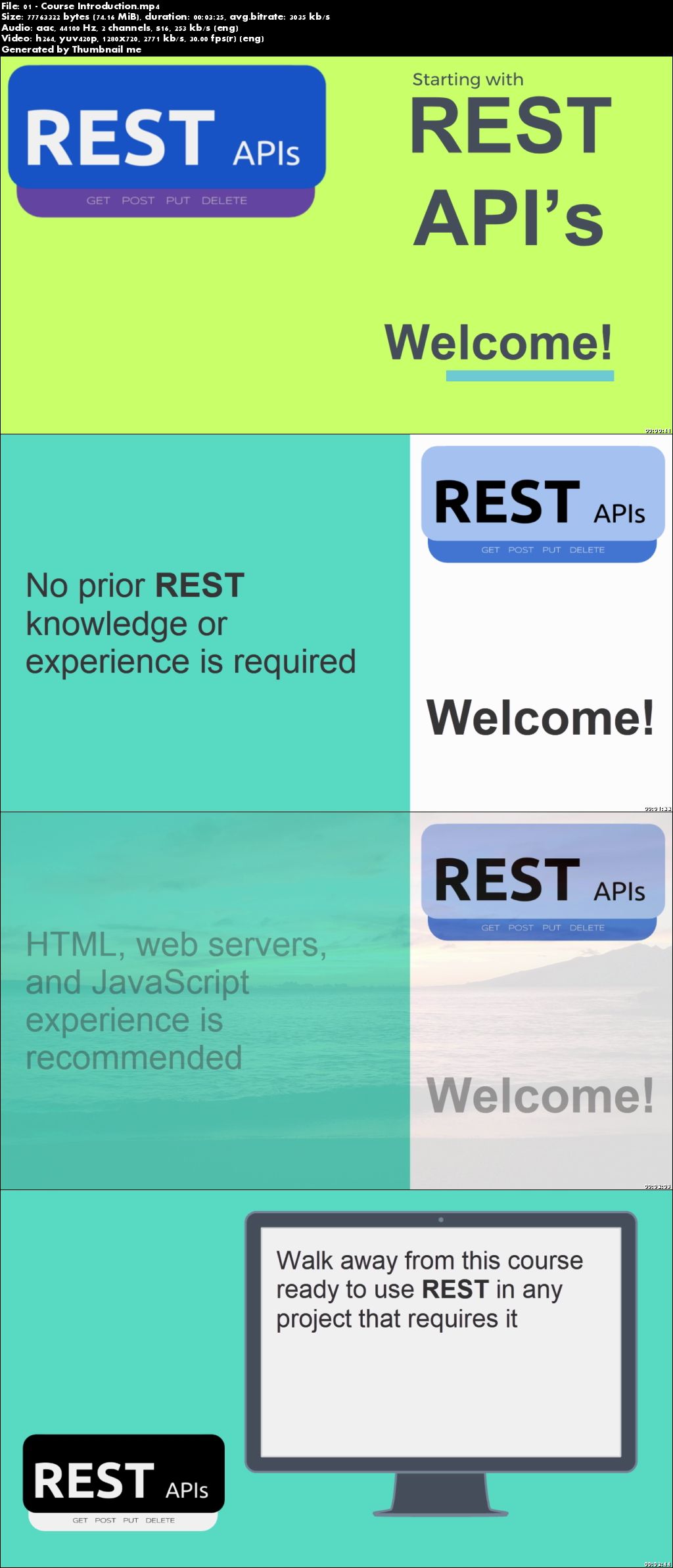 Starting with REST API's