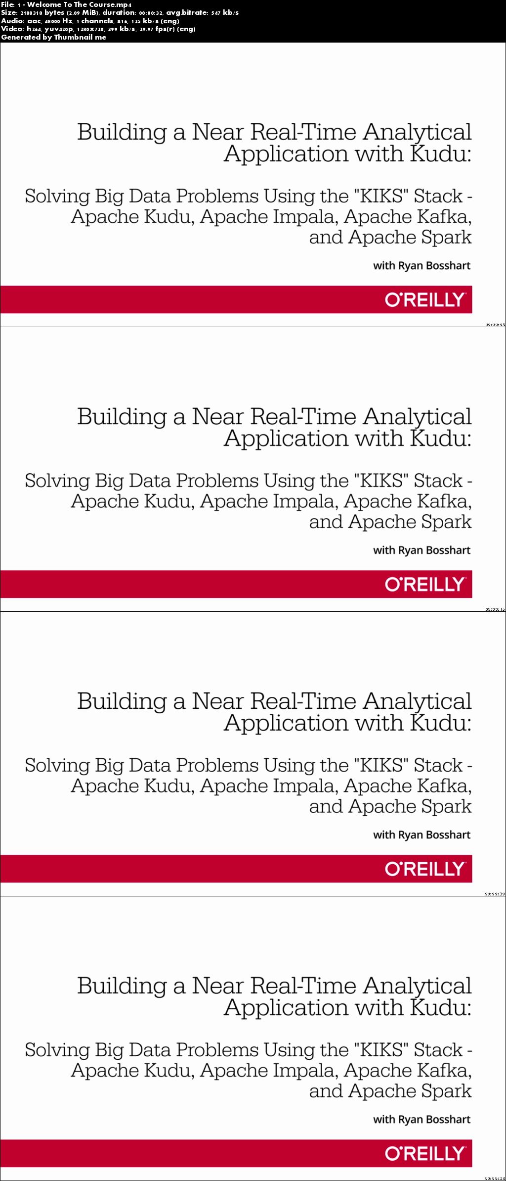 Building a Near Real-Time Analytical Application with Kudu