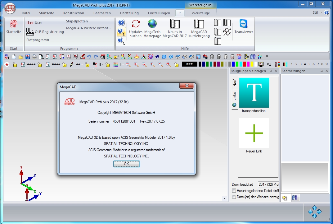 Megatech MegaCAD Profi plus 2017 SP