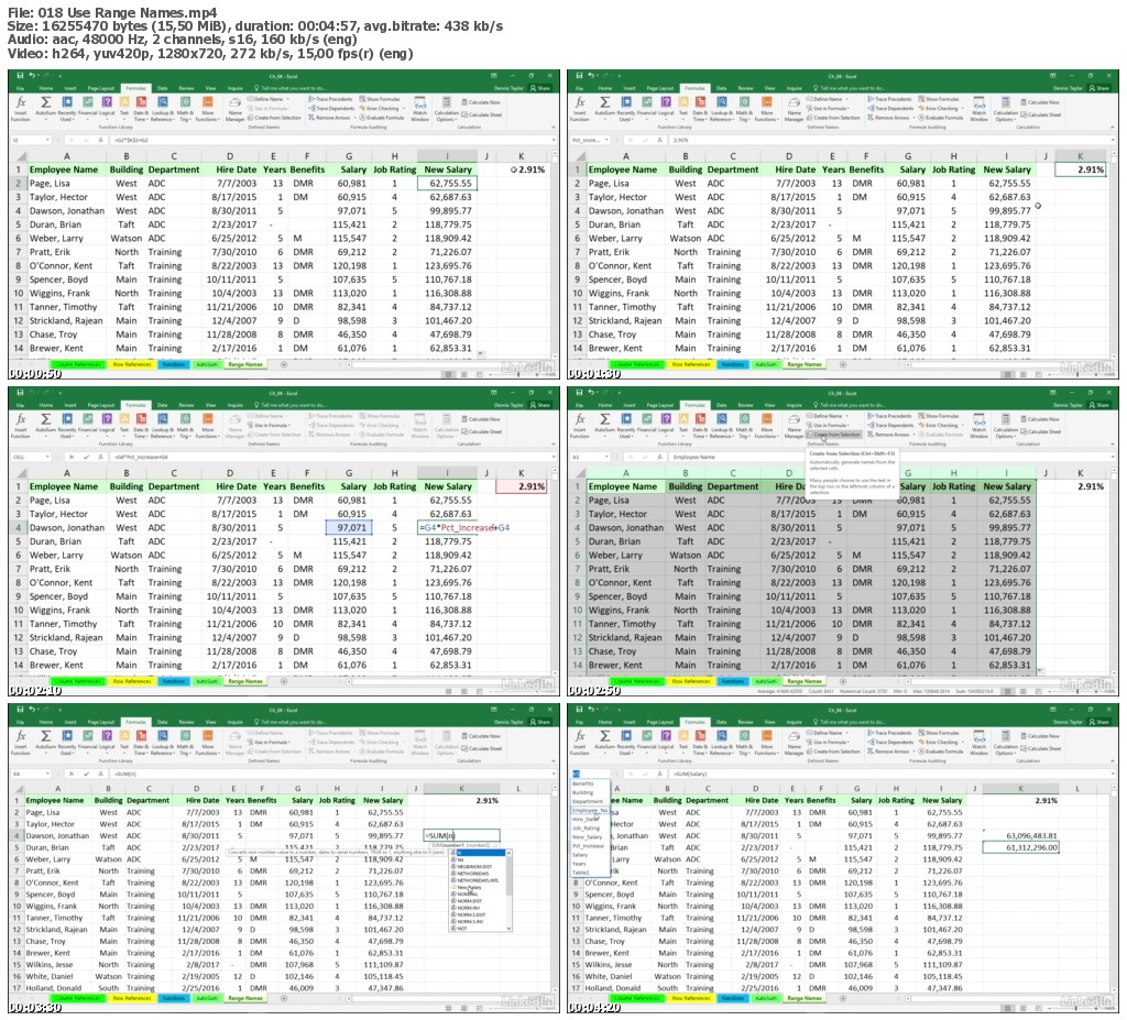 Lynda - Excel 2016: Avoiding Common Mistakes