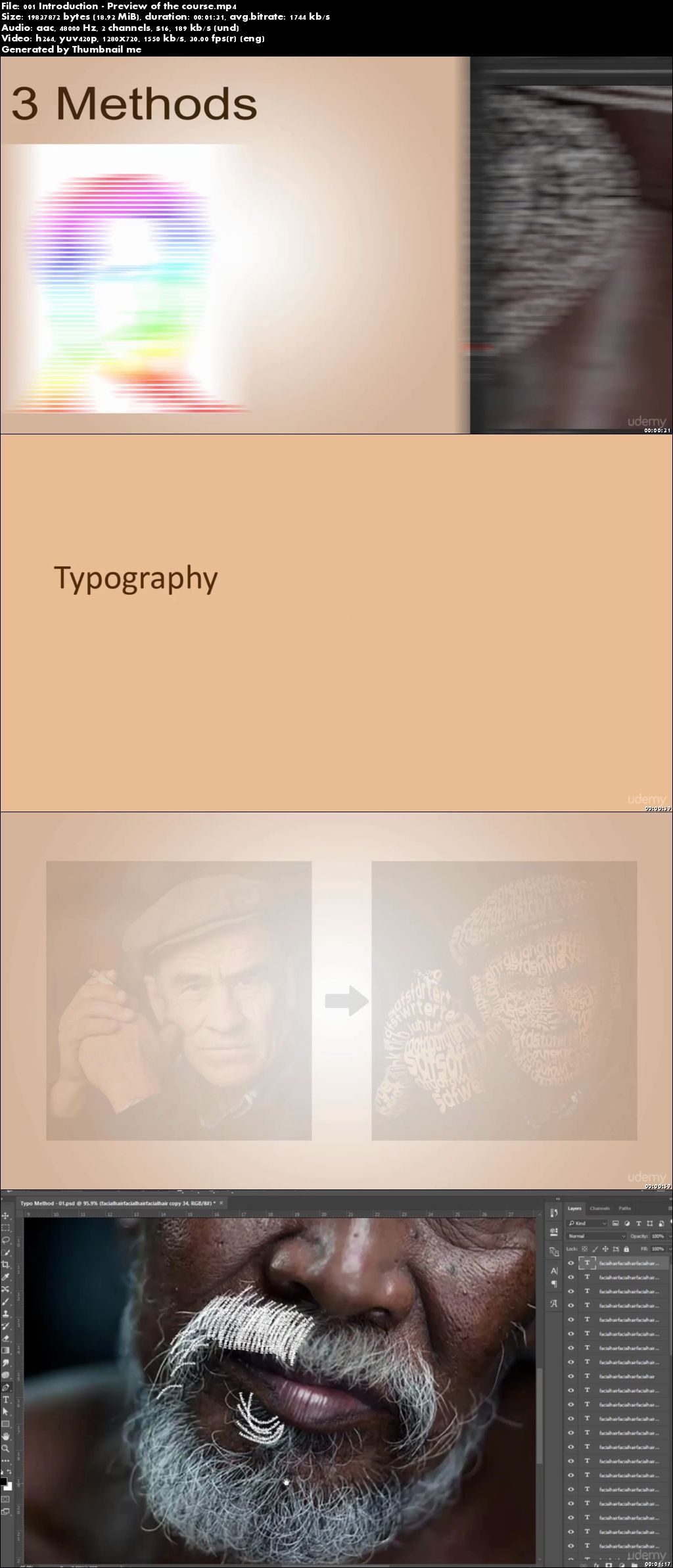 Portrait Typography in Photoshop - Anyone can do Typography