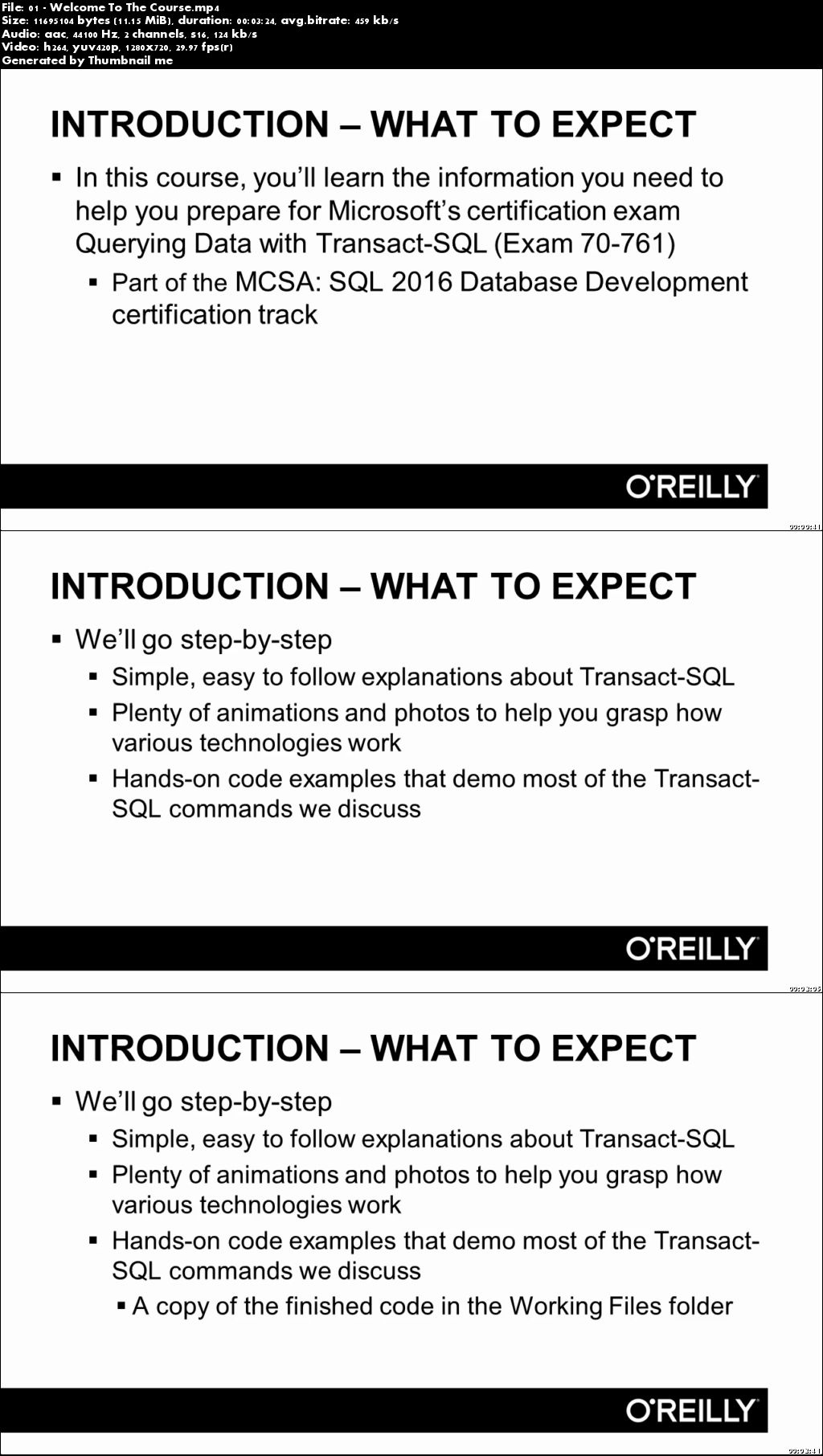 Querying Data with Transact-SQL - Exam 70-761 Certification Training