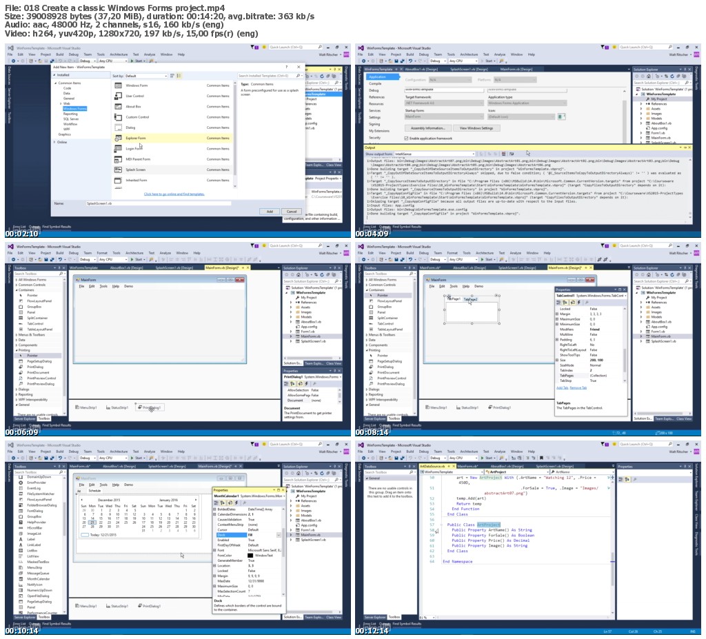 Lynda - Visual Studio Essential Training: 07 Understanding Project Types (updated Aug 25, 2017)