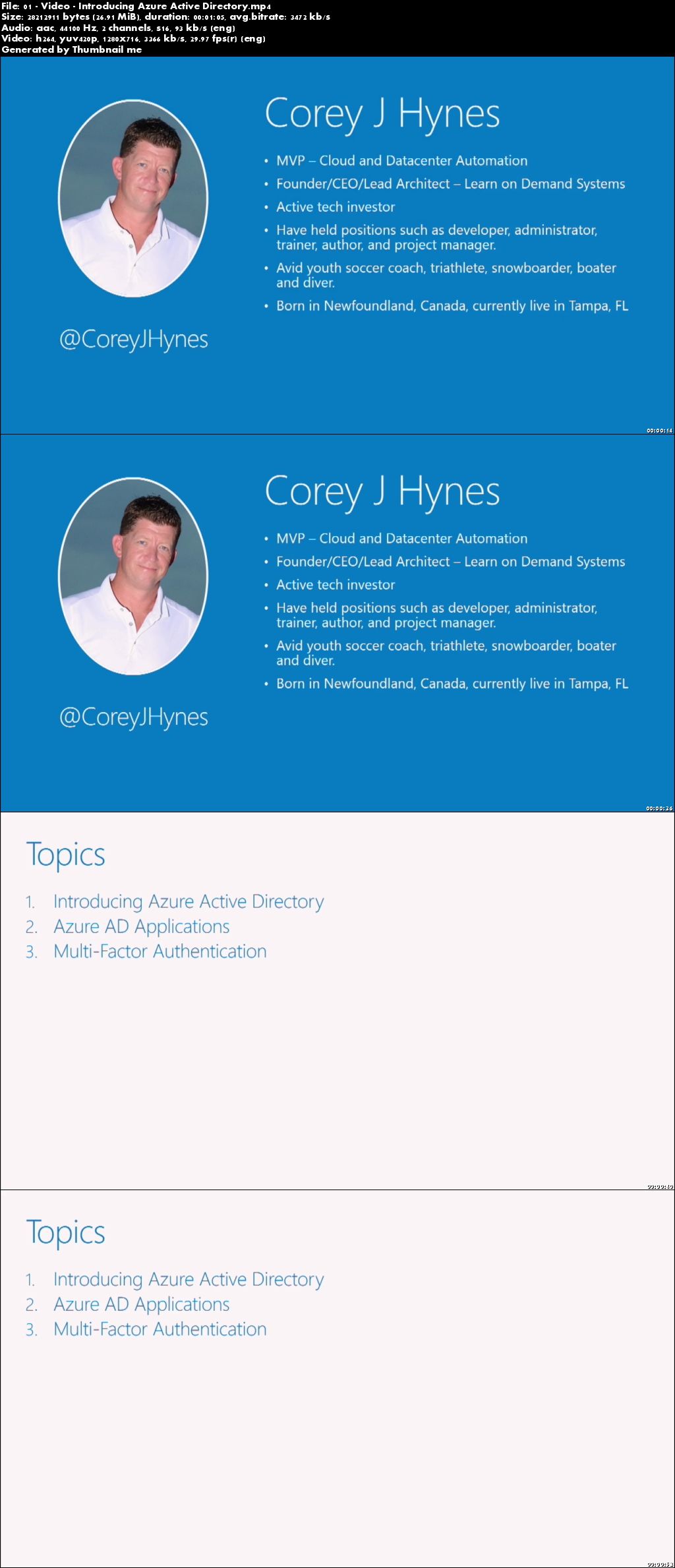 Microsoft Azure for IT Pros Content Series: Azure Active Directory