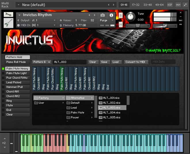 Martin Britz Invictus Guitar KONTAKT