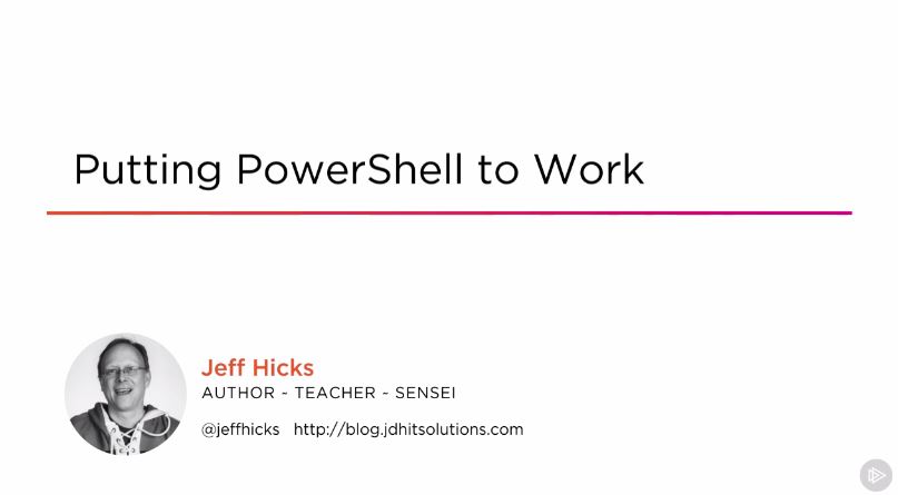 Putting PowerShell to Work