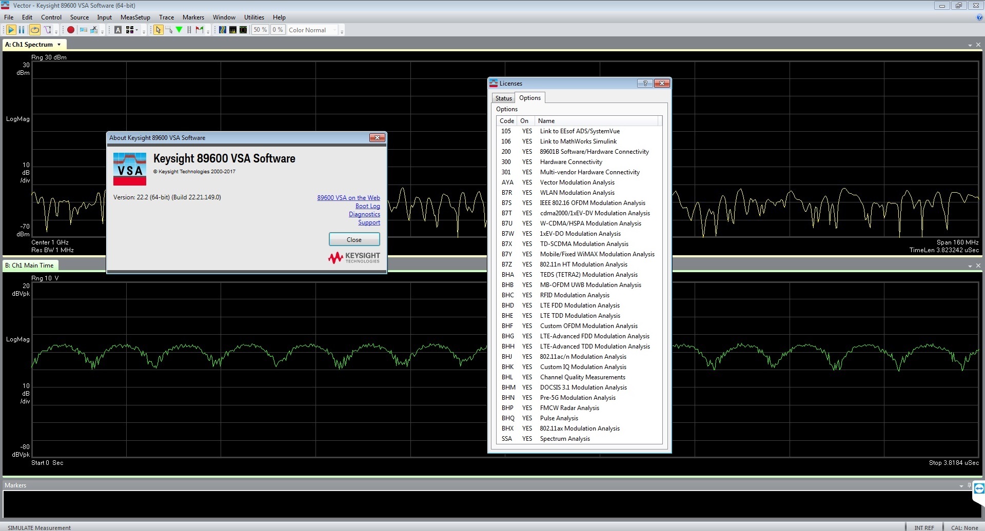 Keysight 89600 VSA-WLA 22.21 Software