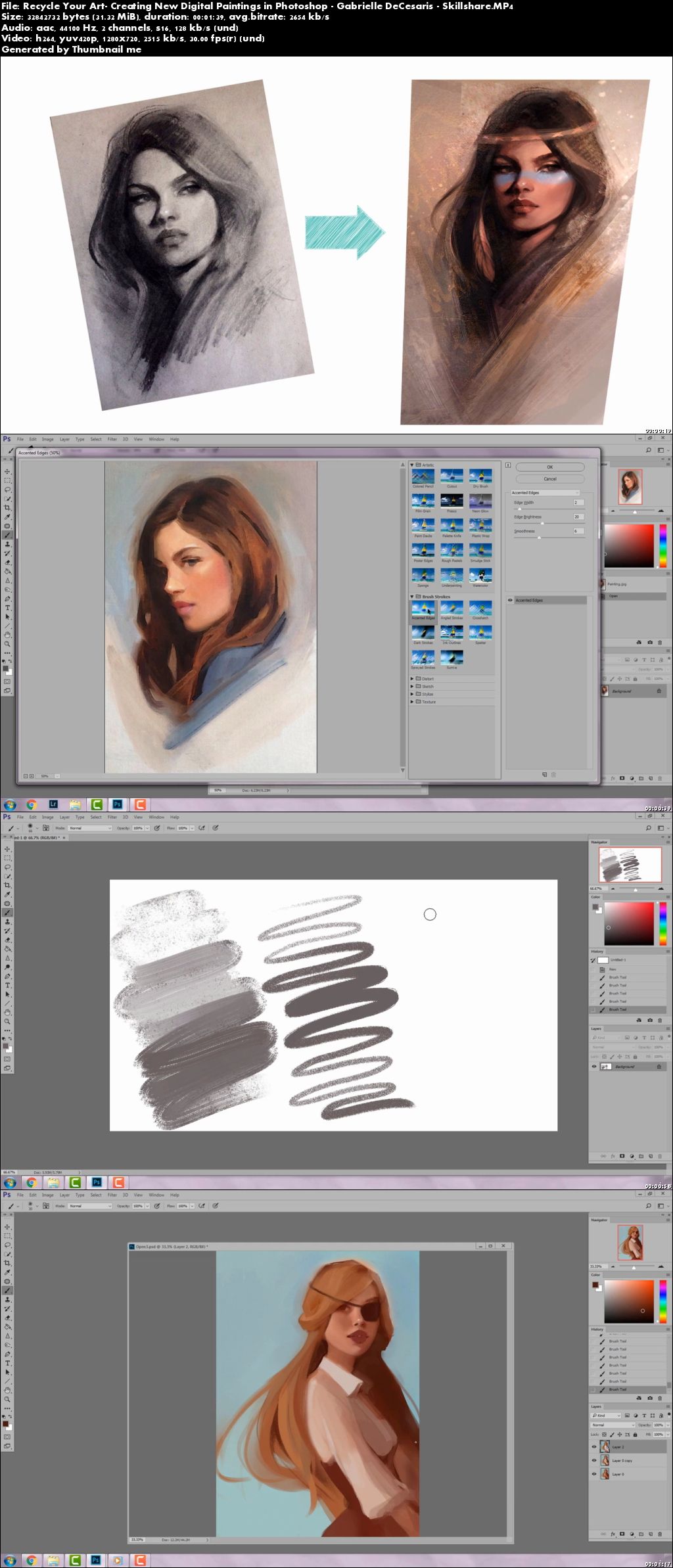 Recycle Your Art: Creating New Digital Paintings in Photoshop