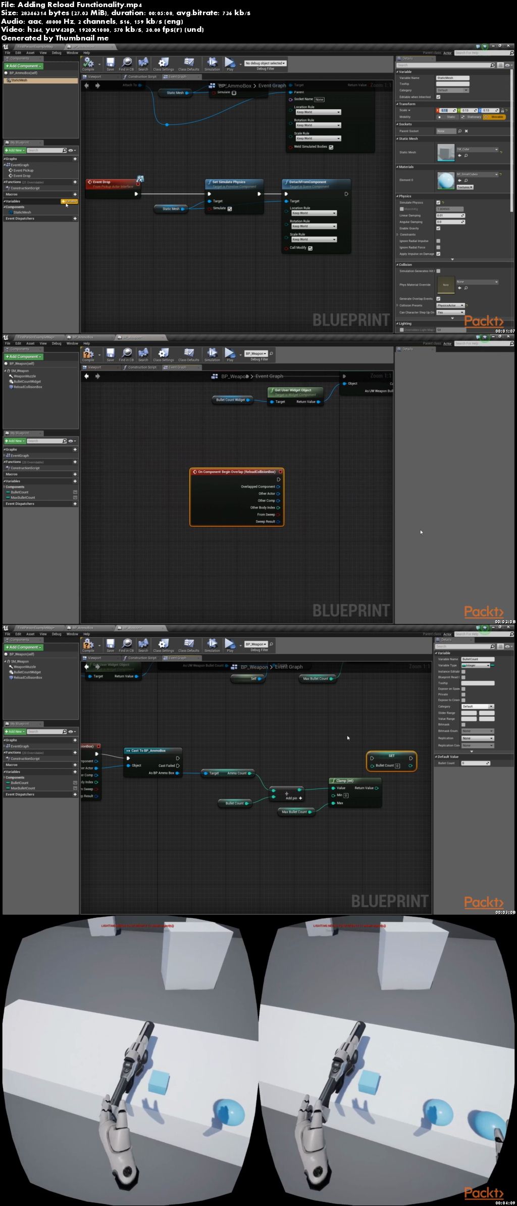 Creating a VR Shooter Game Using Optimized Techniques