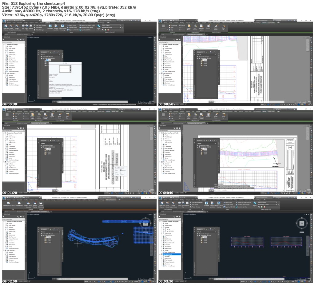 Lynda - AutoCAD Civil 3D: Plan Production