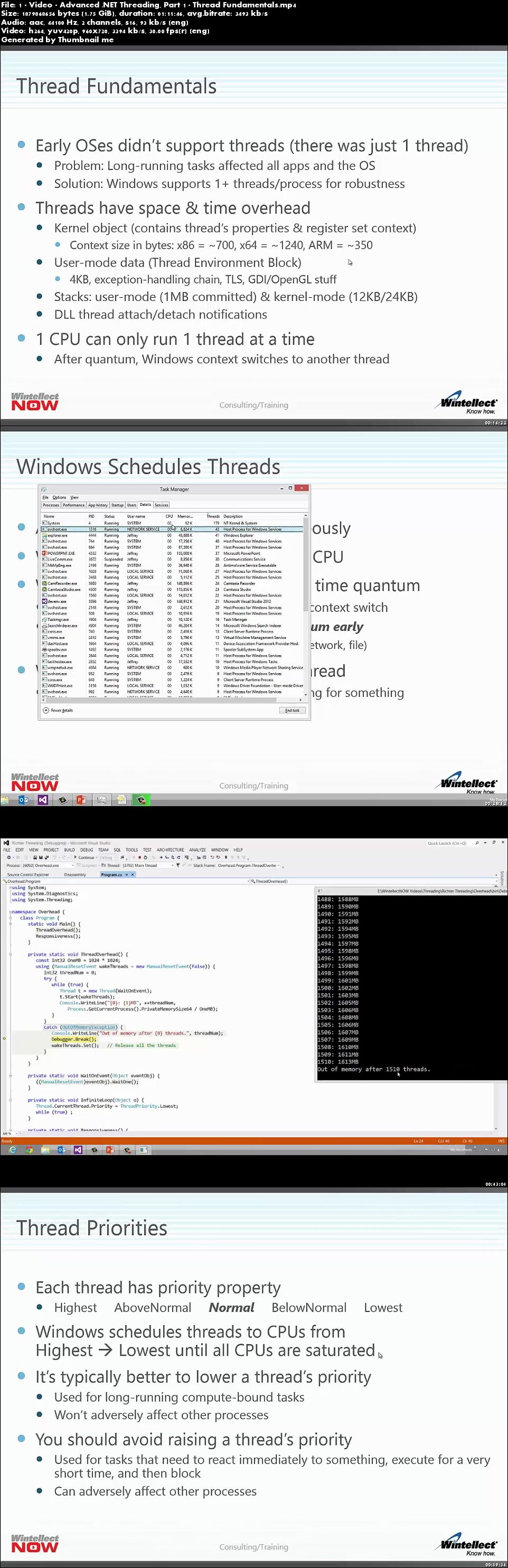 Advanced .NET Threading, Part 1: Thread Fundamentals