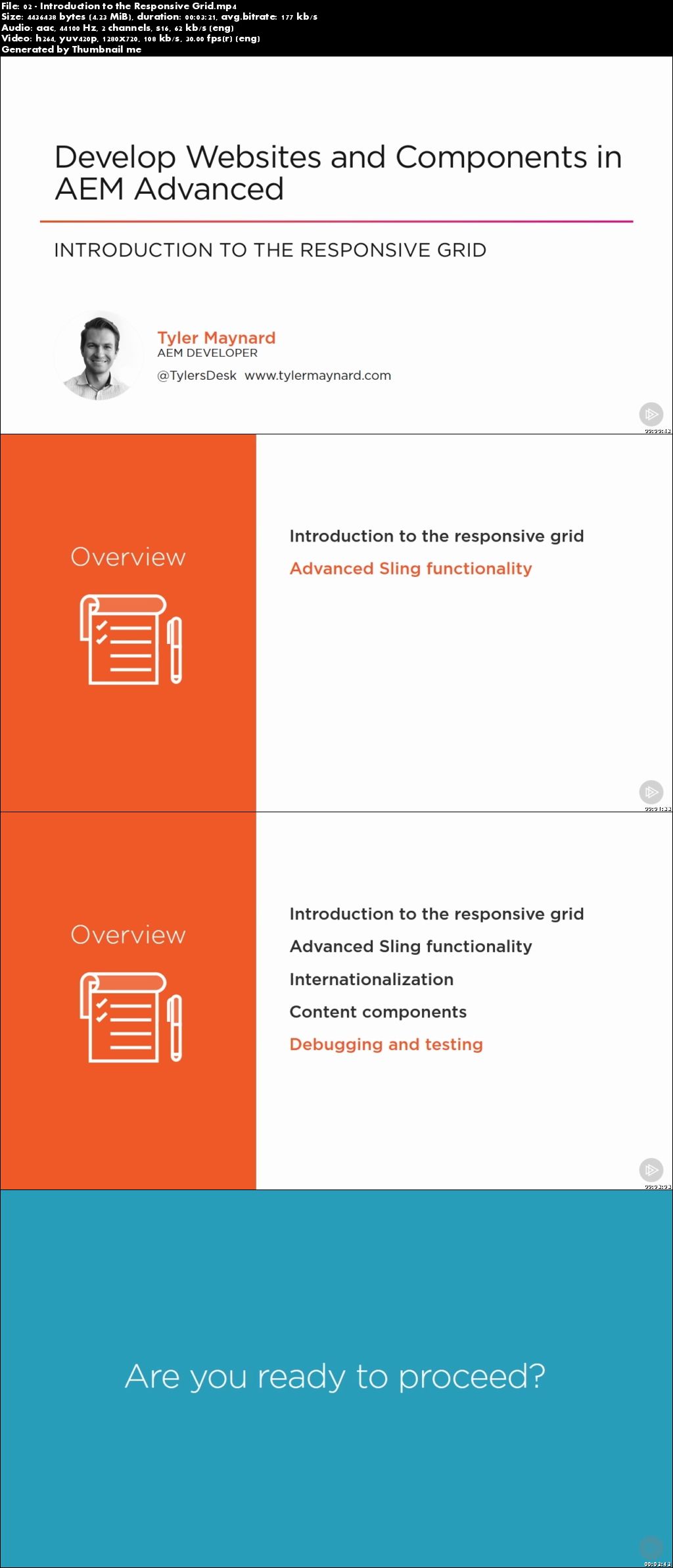 Develop Websites and Components in AEM Advanced