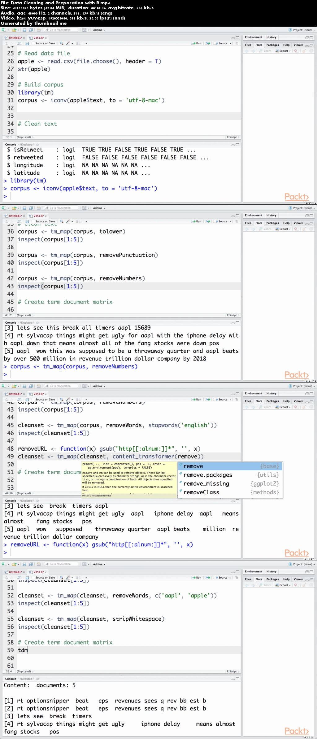 Bringing Order to Unstructured Data with R