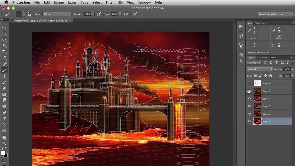 Digital Matte Painting: 2 Perspective