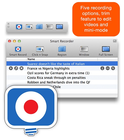 Smart Recorder 1.0.8 Mac OS X