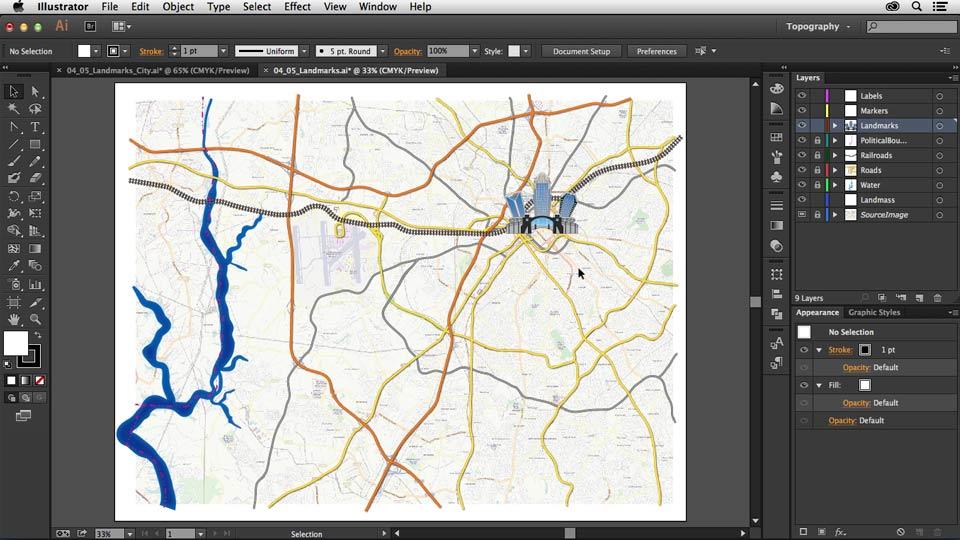 Creating a Map with Illustrator