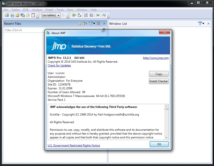 SAS JMP Statistical Discovery Pro 13.2.1