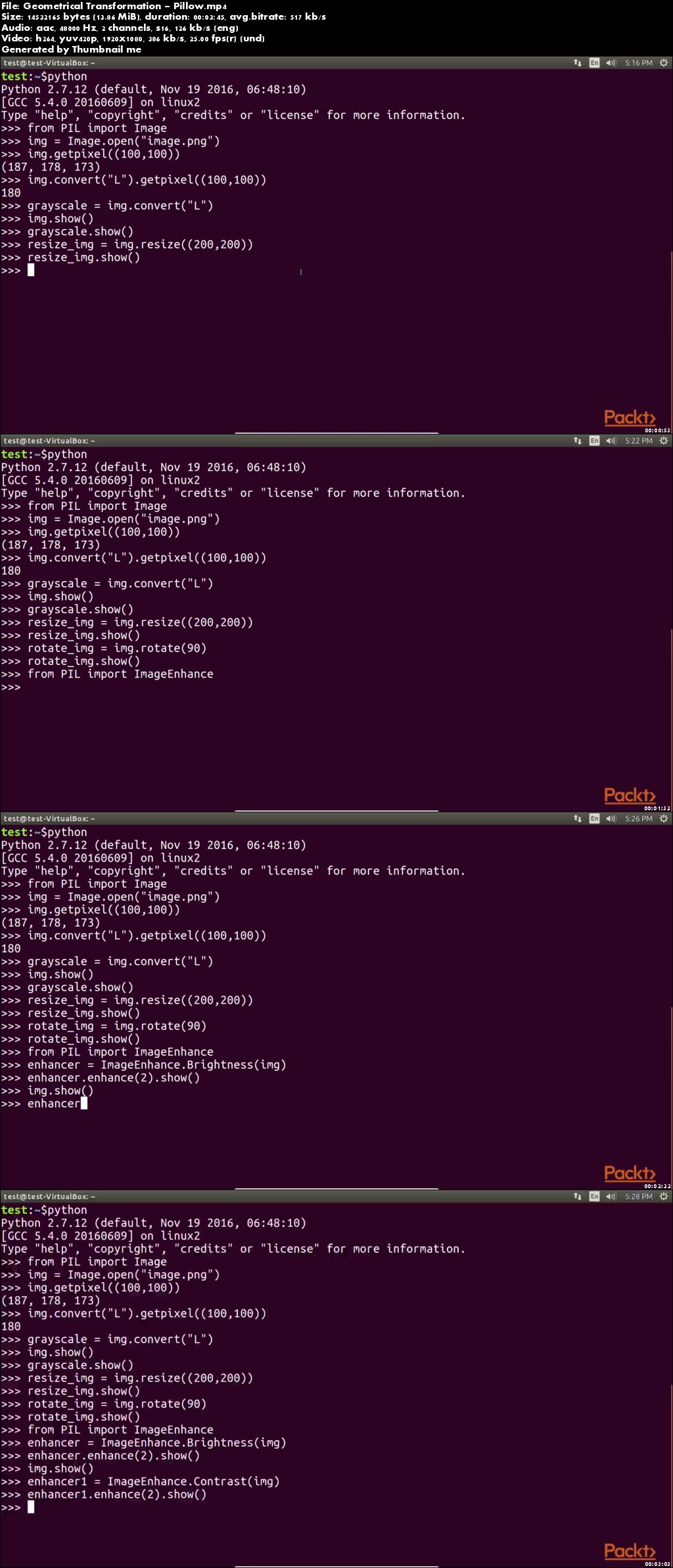 Python 3.x for Computer Vision