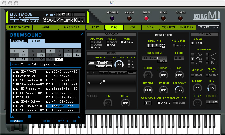 KORG M1 Le v1.1.0 WiN / v1.1.1 OSX