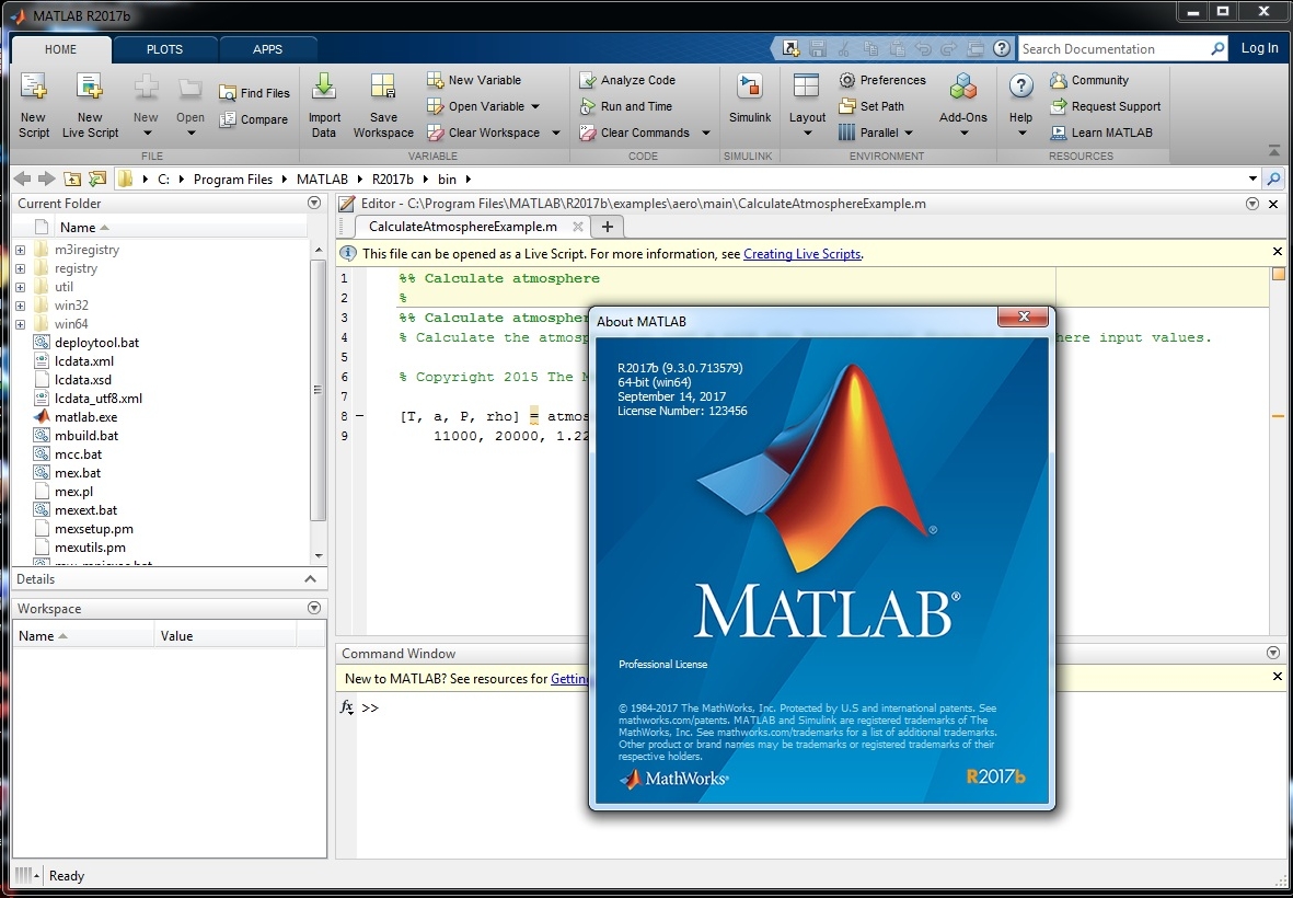 MathWorks MATLAB R2017b