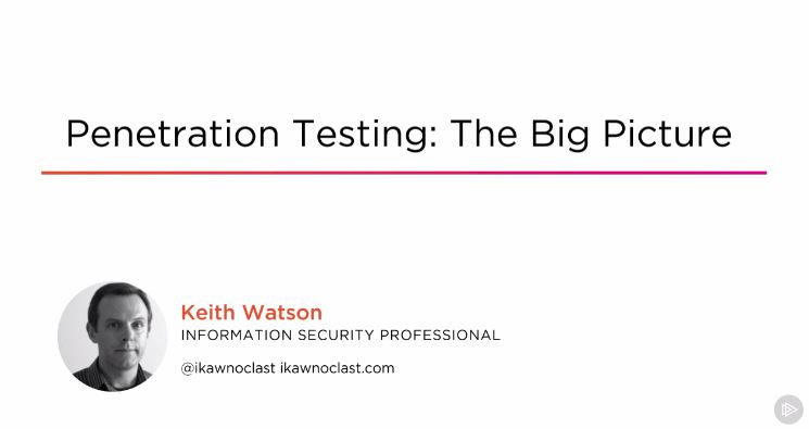 Penetration Testing: The Big Picture