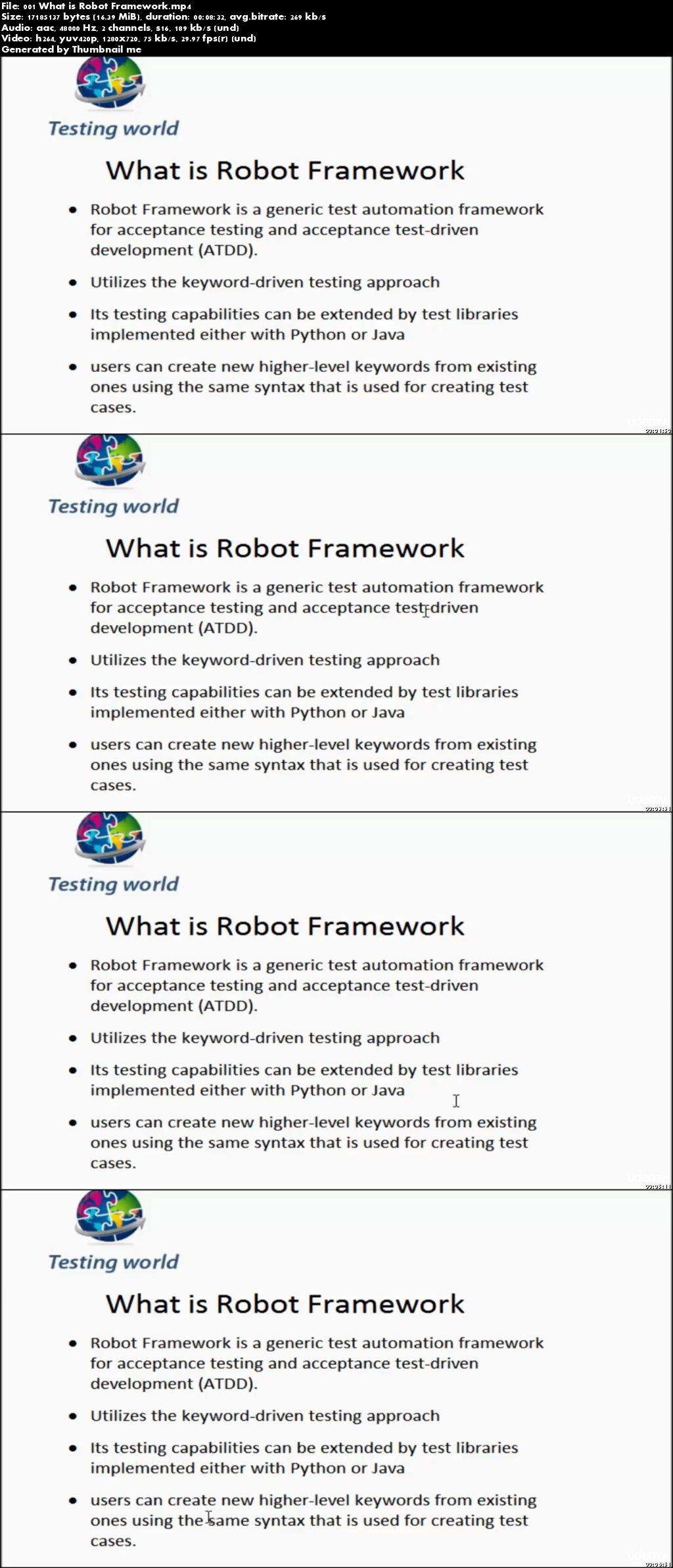 Web App automation using Selenium Robot Framework - Python