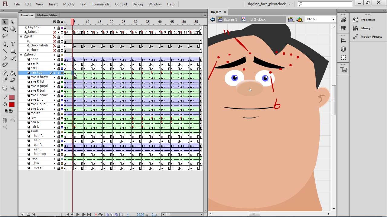 Rigging a Face in Flash Professional