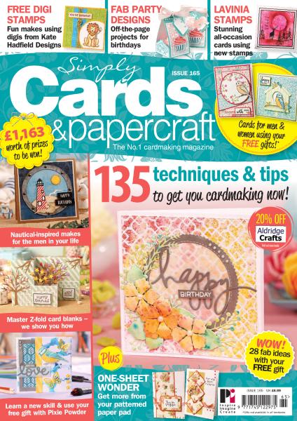 Simply Cards & Papercraft – Issue 165 2017-P2P