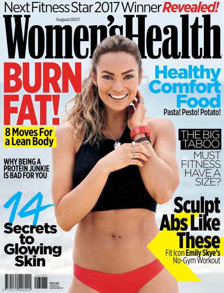 Women’s Health South Africa – August 2017-P2P