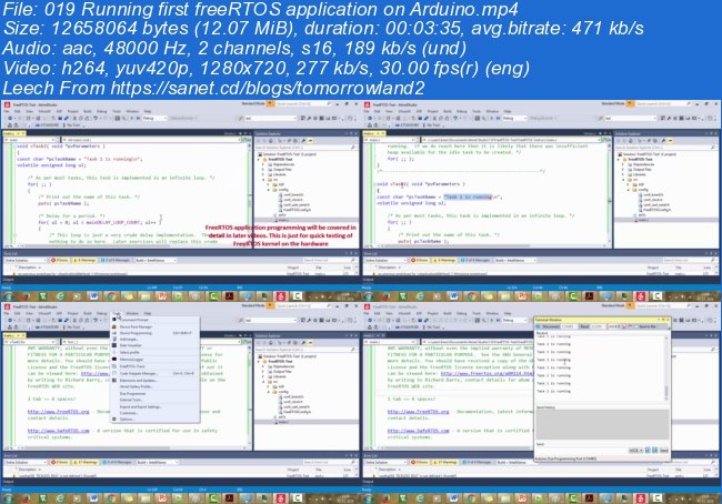 Mastering RTOS: Hands on with FreeRTOS, Arduino and STM32Fx