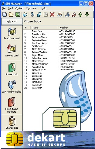 Dekart SIM Manager 3.3