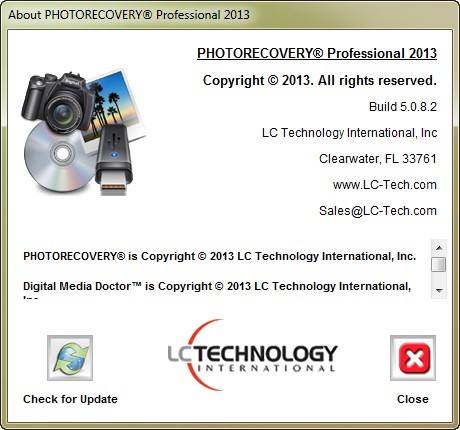 LC Technology PHOTORECOVERY 2013 Professional 5.0.8.2