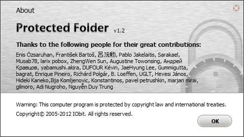 IObit Protected Folder 1.2