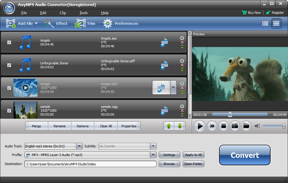 AnyMP4 Audio Converter 6.2.38 Multilanguage