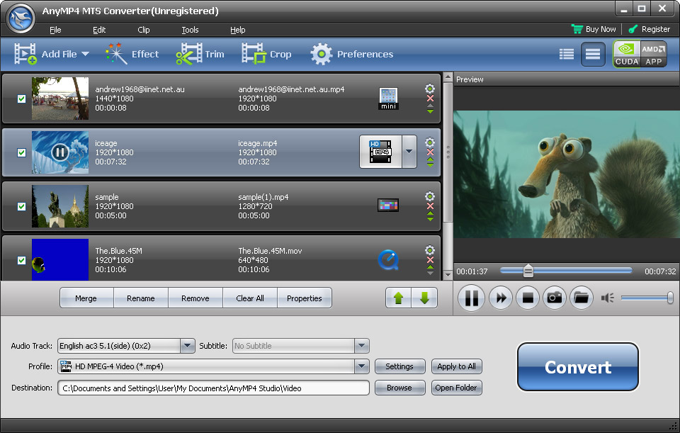 AnyMP4 MTS Converter 6.2.52.33006