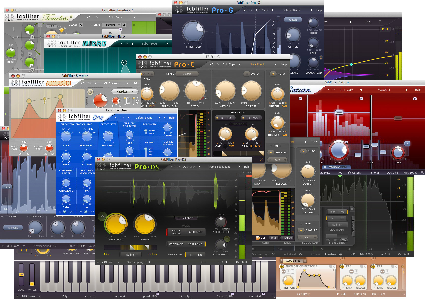 FabFilter Total Bundle v2016.11.10 WiN / OSX