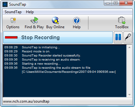 NCH SoundTap 2.31