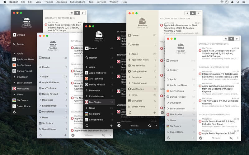 Reeder 3.0 Mac OS X