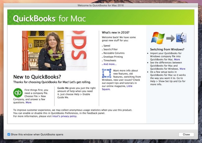 Intuit QuickBooks for Mac 2016 17.0.1 R2