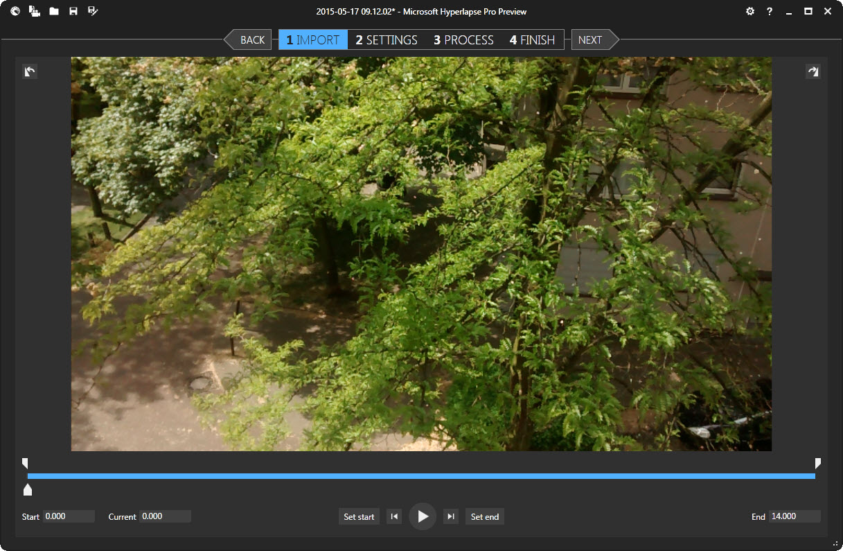 Microsoft Hyperlapse Pro 1.3.5764.32951