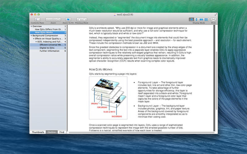 DjVu Reader FS 1.8 Mac OS X