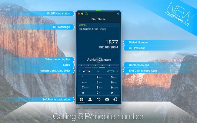 iSoftPhone Pro 4.0128 Multilangual Mac OS X
