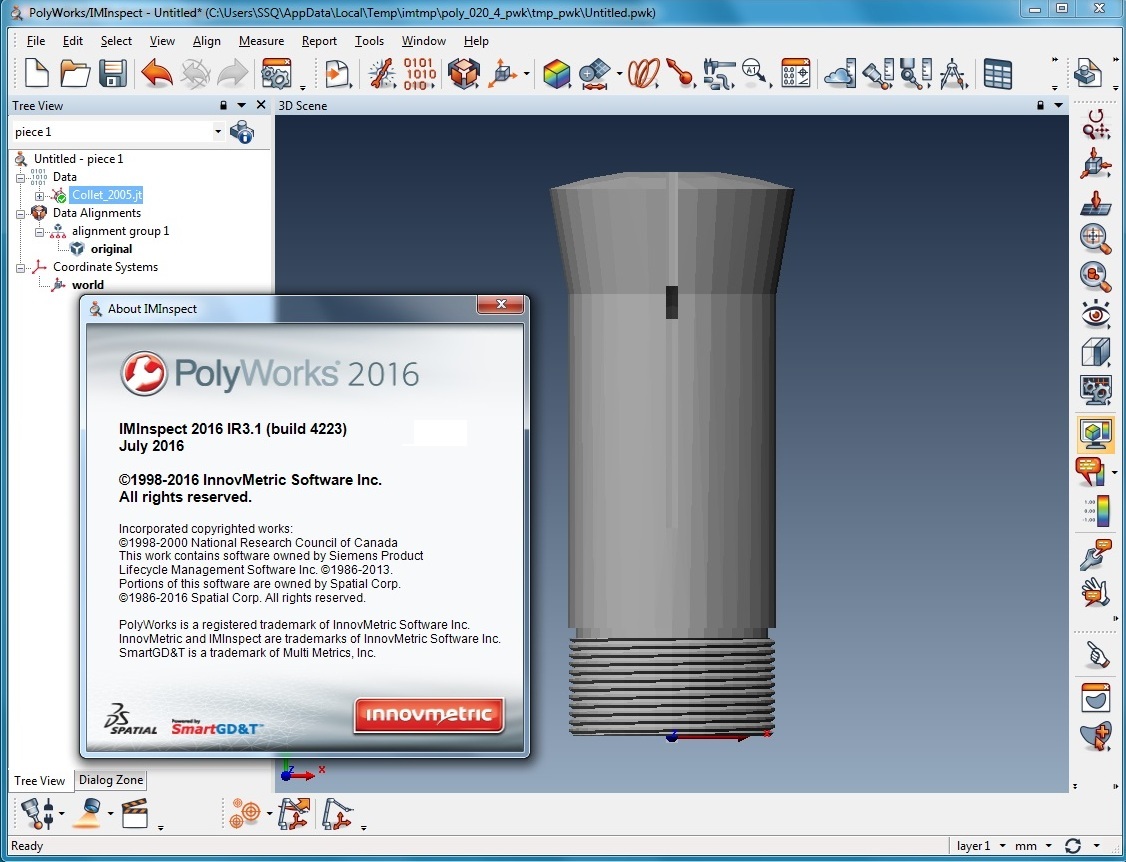 InnovMetric PolyWorks 2016 IR3.1